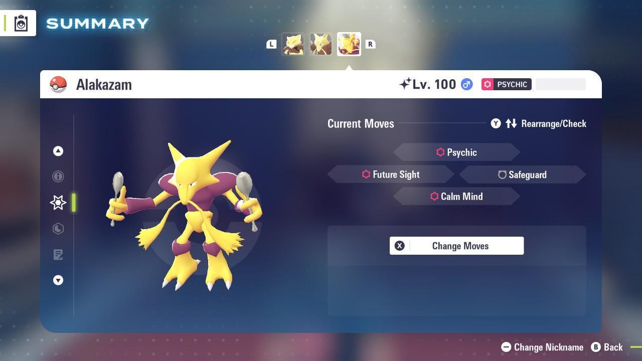 Shiny ALAKAZAM Pokémon Legends ZA 6IV Competitive Battle Ready - Pokémon Legends: Z-A digital Pokémon trade image 4