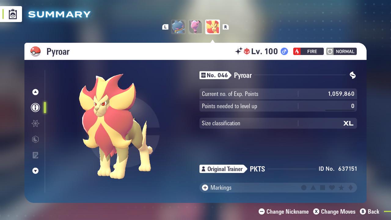 Shiny Alpha Pyroar Pokémon Legends ZA 6IV Competitive Battle Ready - Pokémon Legends: Z-A digital Pokémon trade image 2