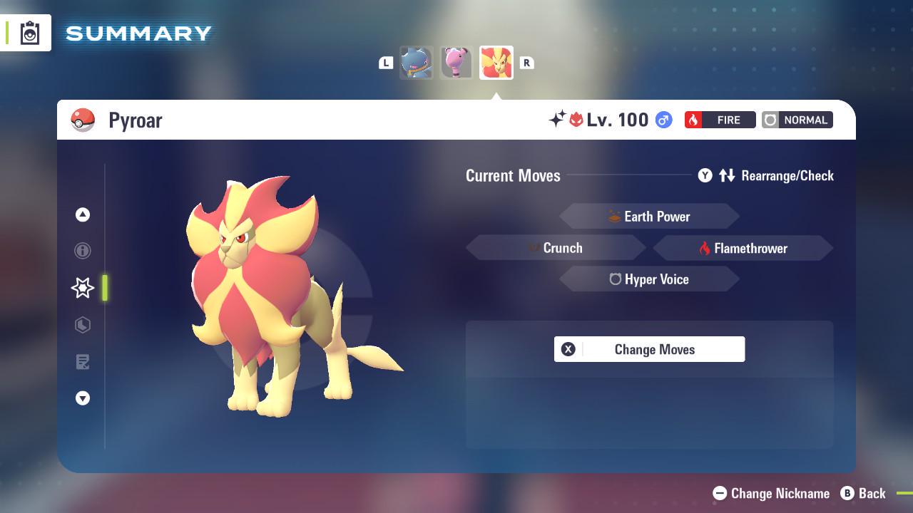 Shiny Alpha Pyroar Pokémon Legends ZA 6IV Competitive Battle Ready - Pokémon Legends: Z-A digital Pokémon trade image 3