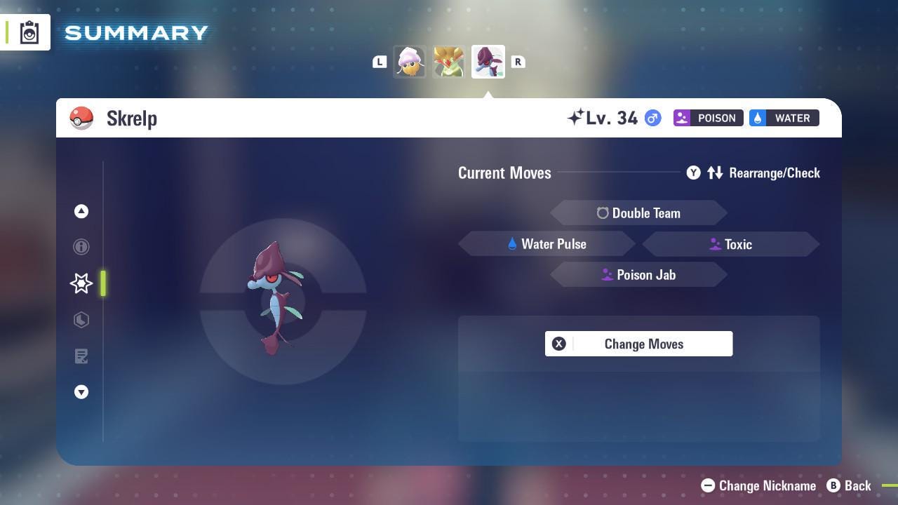 Shiny SKRELP Pokémon Legends ZA 6IV Competitive Battle Ready - Pokémon Legends: Z-A digital Pokémon trade image 3
