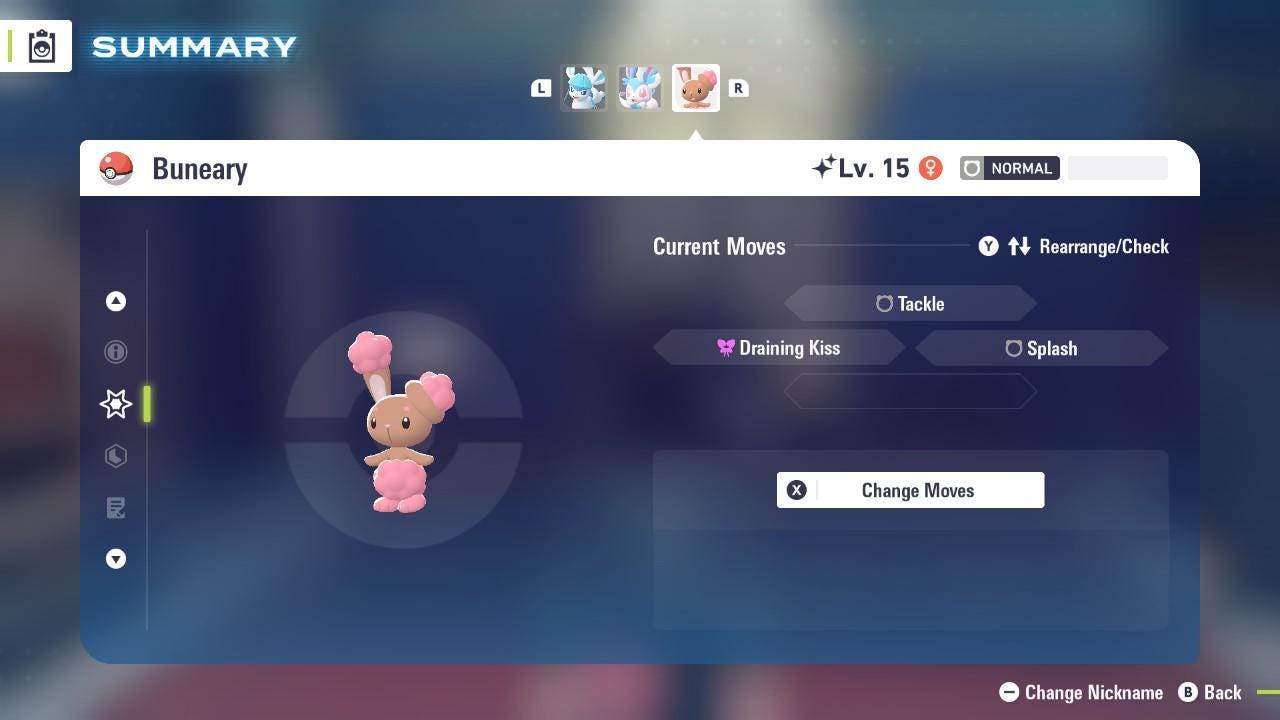 Shiny BUNEARY Pokémon Legends ZA 6IV Competitive Battle Ready - Pokémon Legends: Z-A digital Pokémon trade image 3