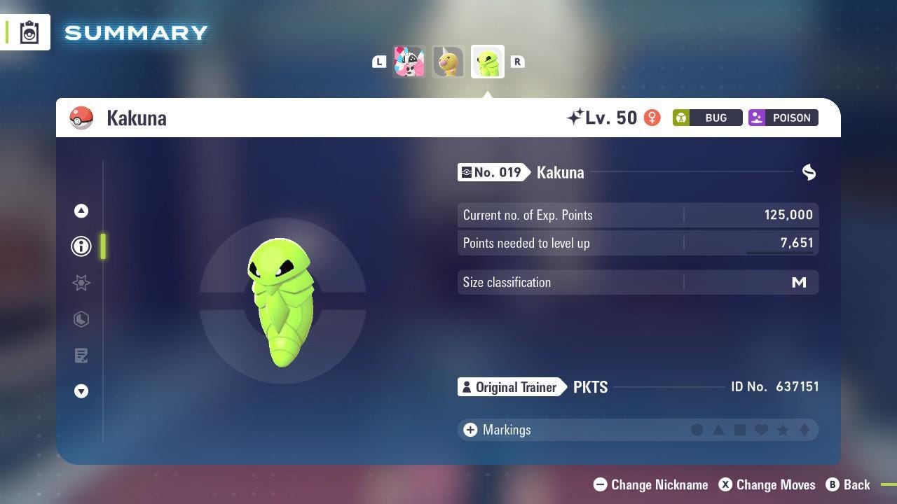 Shiny KAKUNA Pokémon Legends ZA 6IV Competitive Battle Ready - Pokémon Legends: Z-A digital Pokémon trade image 2