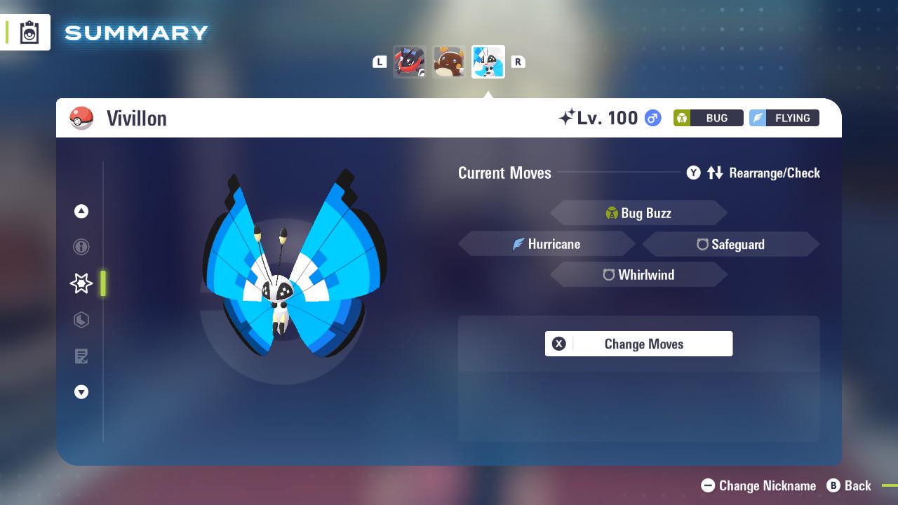Pokemon Za Shiny 6IV MARINE VIVILLON Pokémon Legends ZA 6IV Competitive Battle - Pokémon Legends: Z-A digital Pokémon trade