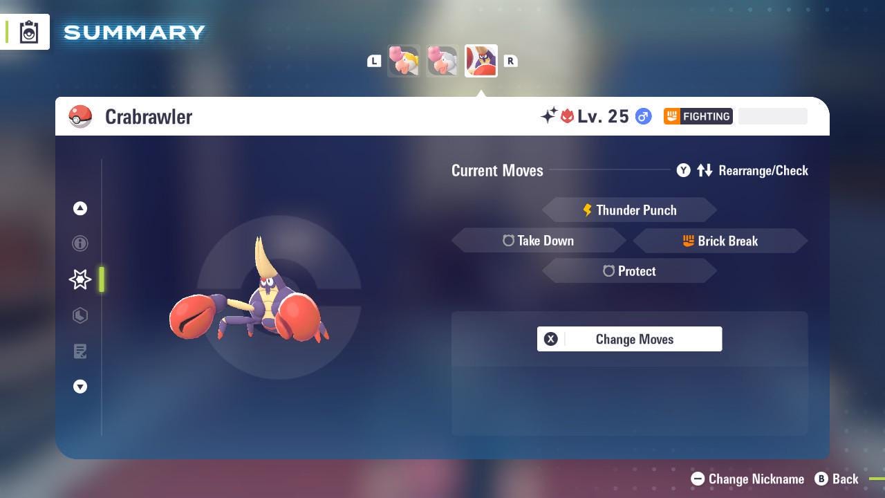 Shiny Alpha Crabrawler Pokemon Legends Za Mega Dimension DLC 6IV Competitive - Pokémon Legends: Z-A digital Pokémon trade