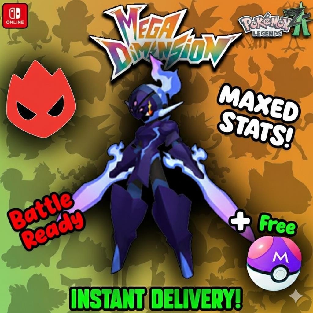 Shiny Alpha Ceruledge Pokemon Legends Za Mega Dimension DLC 6IV Competitive Battle - Pokémon Legends: Z-A digital Pokémon