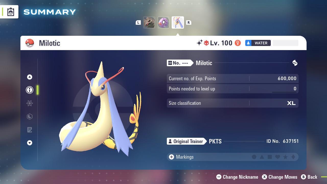 Alpha Milotic Shiny 6IV Pokemon Legends ZA Mega Dimension DLC Pokemon Legends Za - Pokémon Legends: Z-A digital Pokémon trade