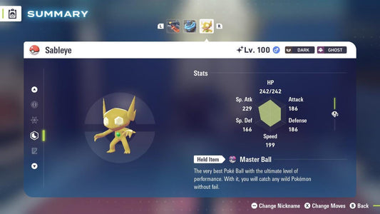 Shiny SABLEYE Pokémon Legends ZA 6IV Competitive Battle Ready - Pokémon Legends: Z-A digital Pokémon trade by PokeTradingShop