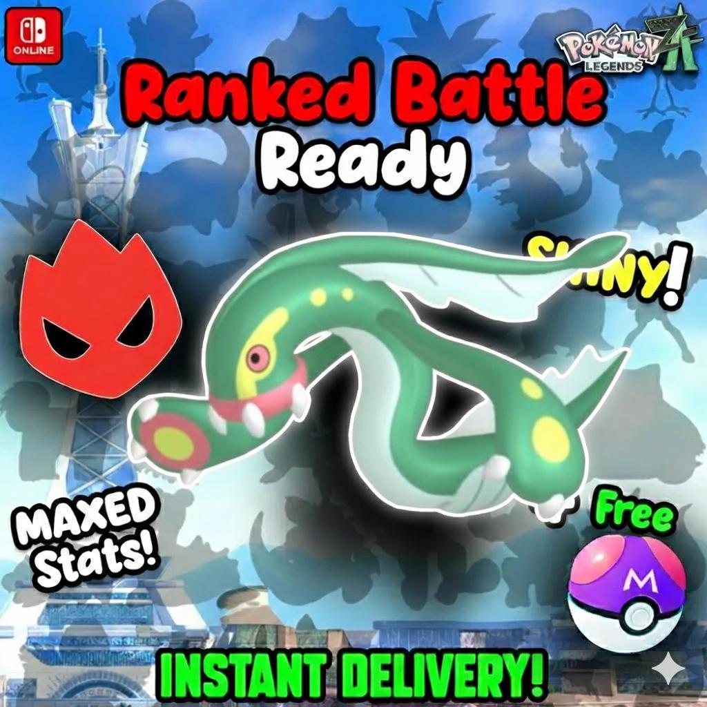 Shiny Alpha Eelektross Pokémon Legends ZA 6IV Competitive Battle Ready - Pokémon Legends: Z-A digital Pokémon trade by
