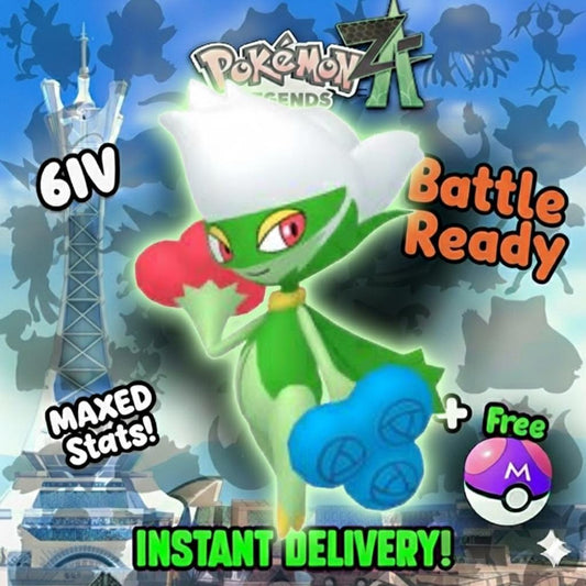 Corbeau Roserade for Pokémon Legends ZA Corbeau Legend ZA Team 6IV Mega Evolution - Pokémon Legends: Z-A digital Pokémon