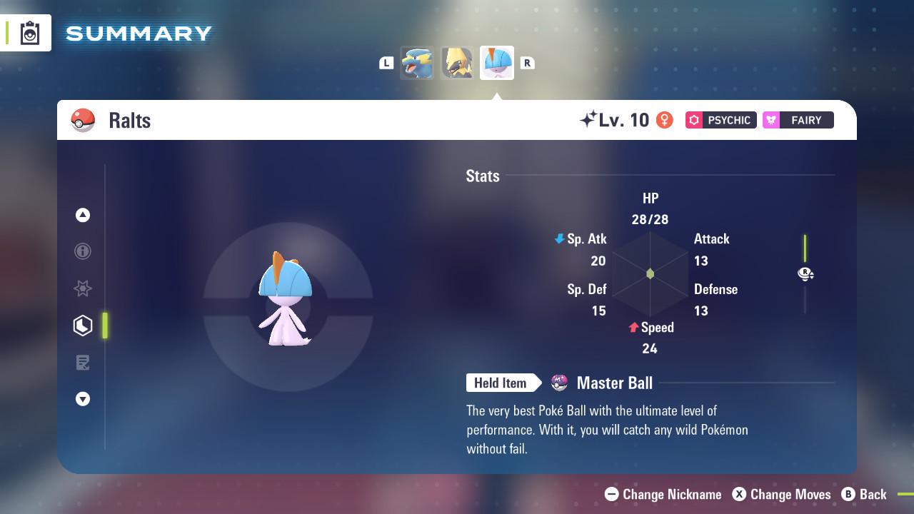 Shiny RALTS Pokémon Legends ZA 6IV Competitive Battle Ready - Pokémon Legends: Z-A digital Pokémon trade image 2