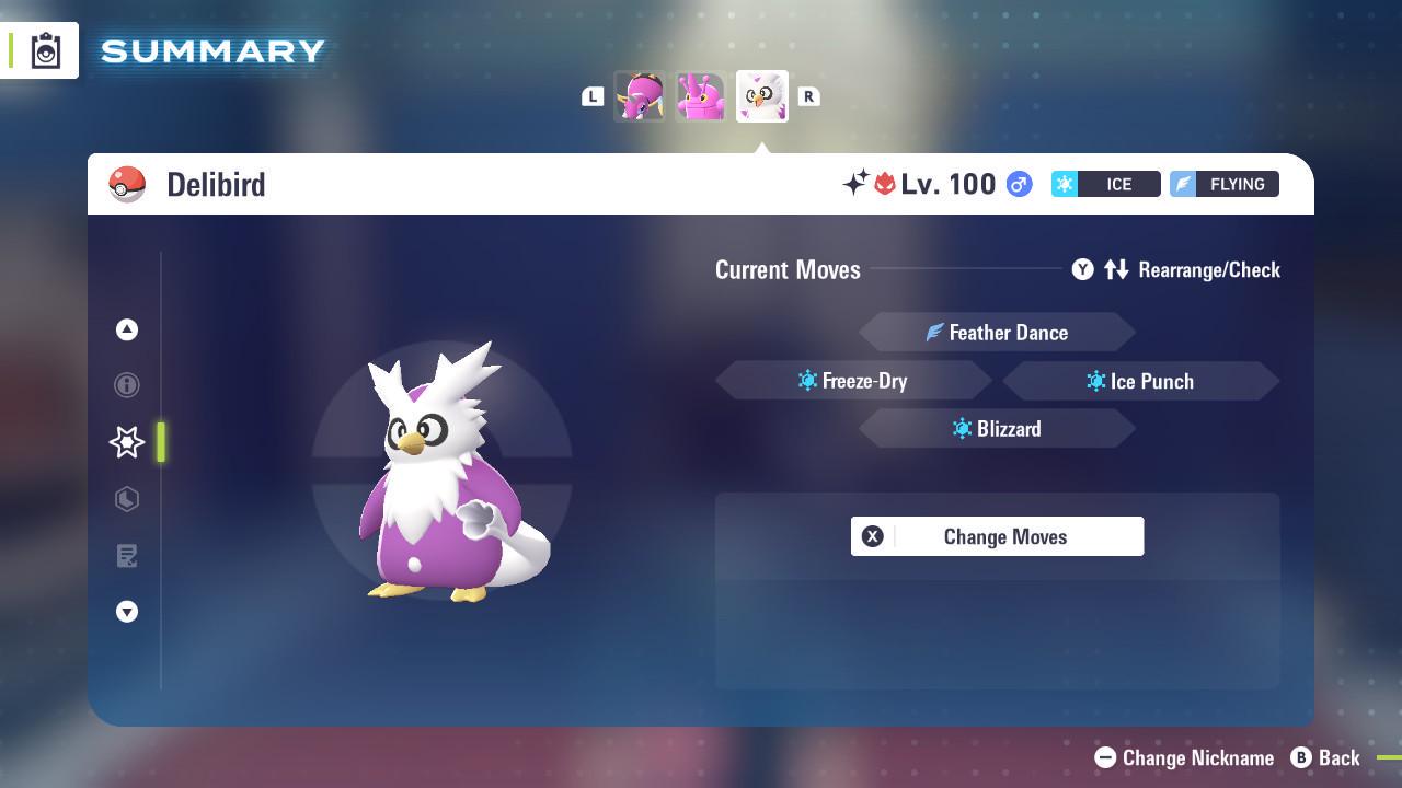 Shiny Alpha Delibird Pokémon Legends ZA 6IV Competitive Battle Ready - Pokémon Legends: Z-A digital Pokémon trade image 3