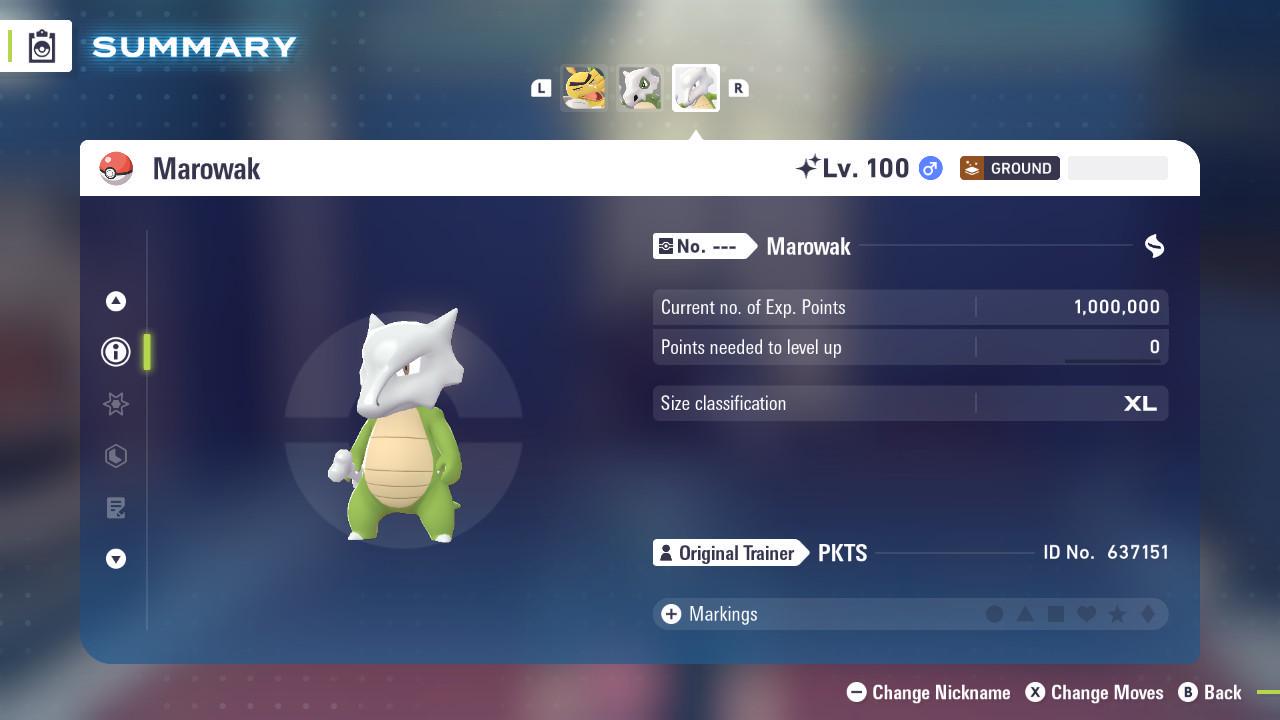 Shiny Marowak Pokemon Legends ZA Mega Dimension DLC 6IV Competitive Battle Ready - Pokémon Legends: Z-A digital Pokémon trade