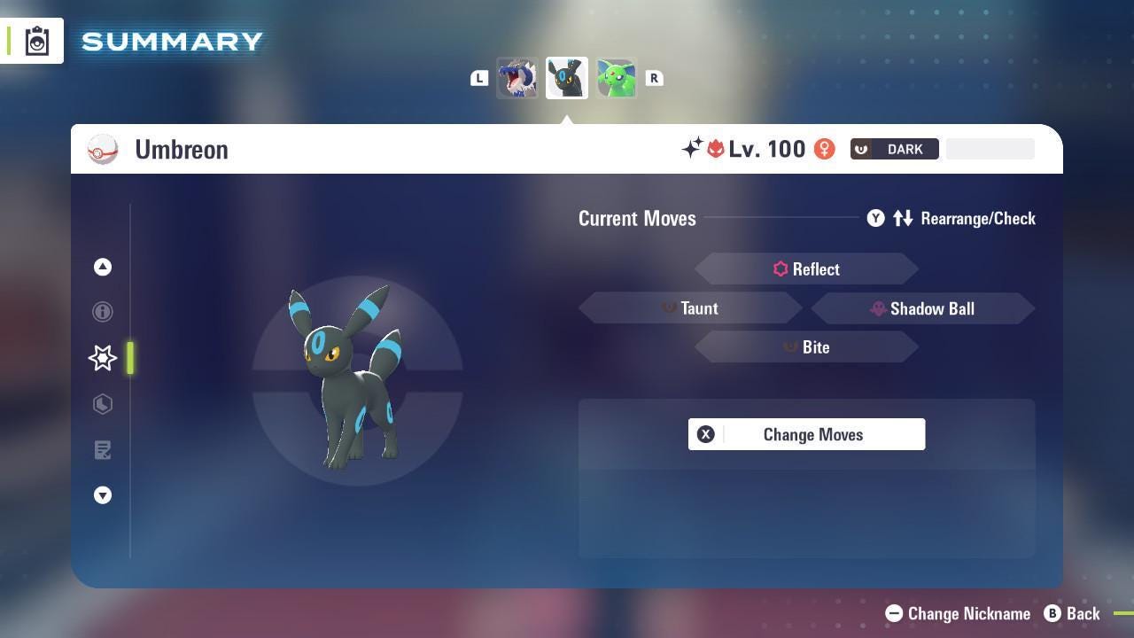Shiny Alpha Umbreon Pokémon Legends ZA 6IV Competitive Battle Ready - Pokémon Legends: Z-A digital Pokémon trade image 4