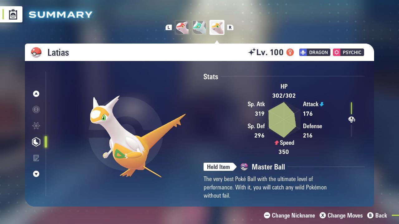 Shiny Latias Pokemon Legends Za Mega Dimension DLC 6IV Competitive Battle Ready - Pokémon Legends: Z-A digital Pokémon trade
