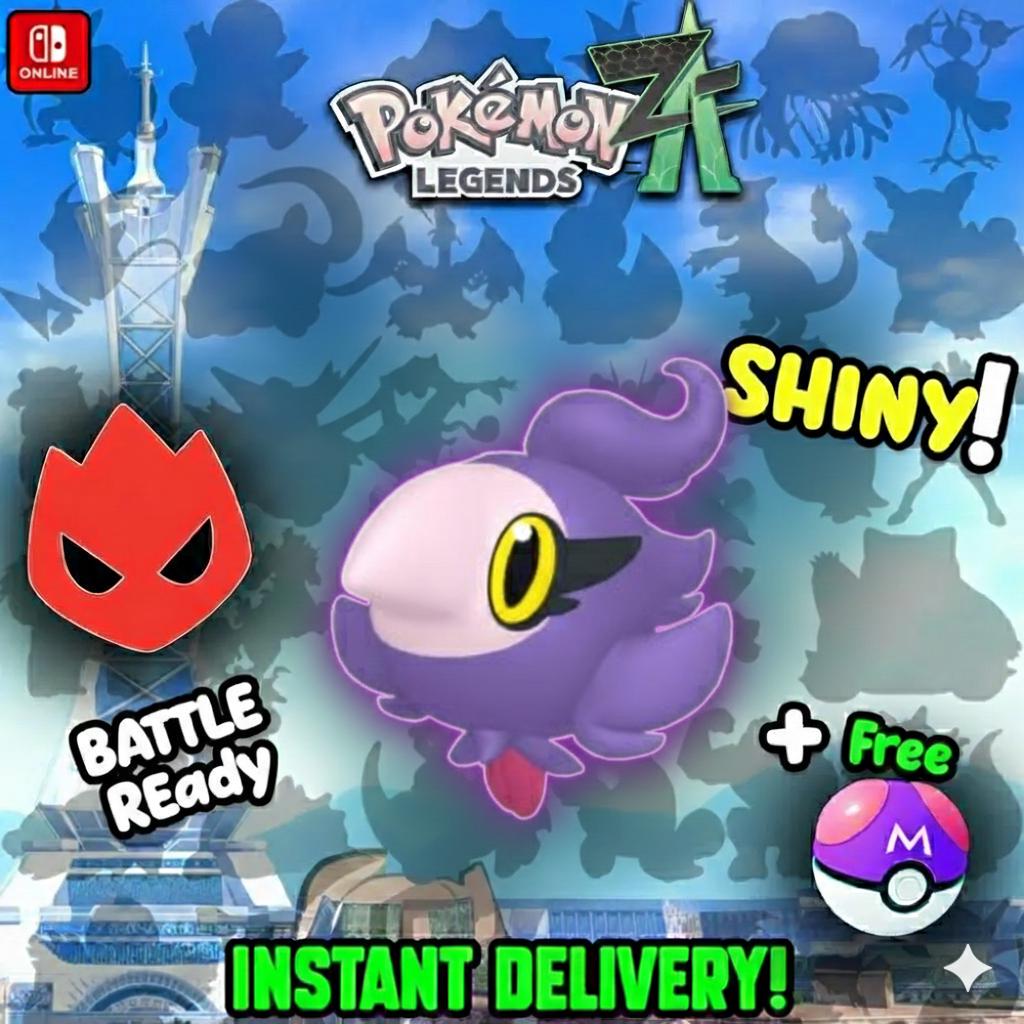 Shiny Alpha Spritzee Pokémon Legends ZA 6IV Competitive Battle Ready - Pokémon Legends: Z-A digital Pokémon trade by