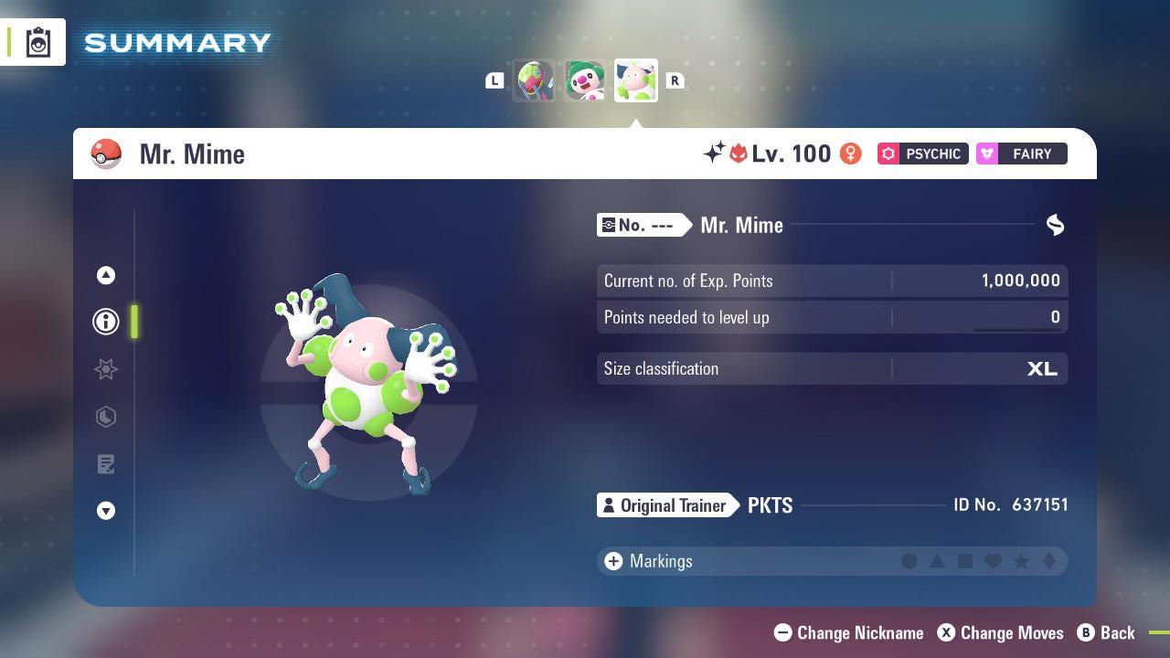Shiny Alpha Mr. Mime Pokemon Legends Za Mega Dimension DLC 6IV Competitive Battle - Pokémon Legends: Z-A digital Pokémon