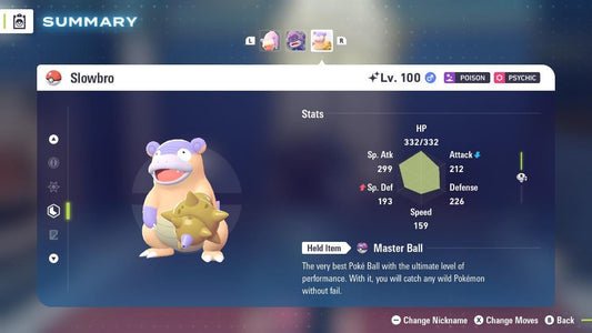 Pokemon Za Shiny 6IV GALARIAN SLOWBRO Pokémon Legends ZA 6IV Competitive Battle - Pokémon Legends: Z-A digital Pokémon trade