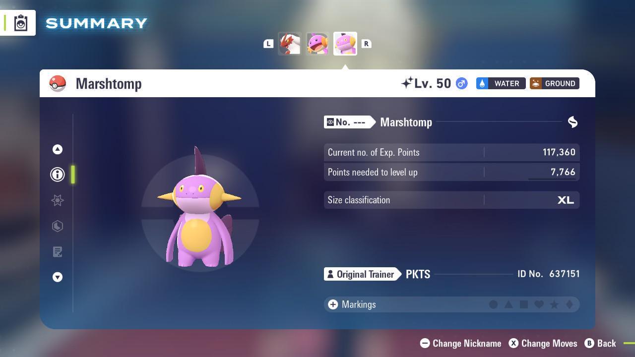 Shiny Marshtomp Pokemon Legends ZA Mega Dimension DLC 6IV Competitive Battle Ready - Pokémon Legends: Z-A digital Pokémon