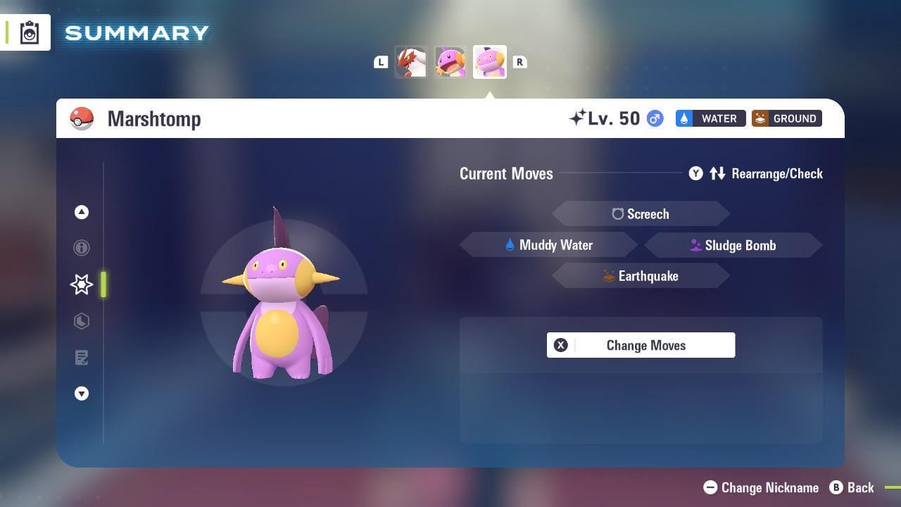 Shiny Marshtomp Pokemon Legends ZA Mega Dimension DLC 6IV Competitive Battle Ready - Pokémon Legends: Z-A digital Pokémon