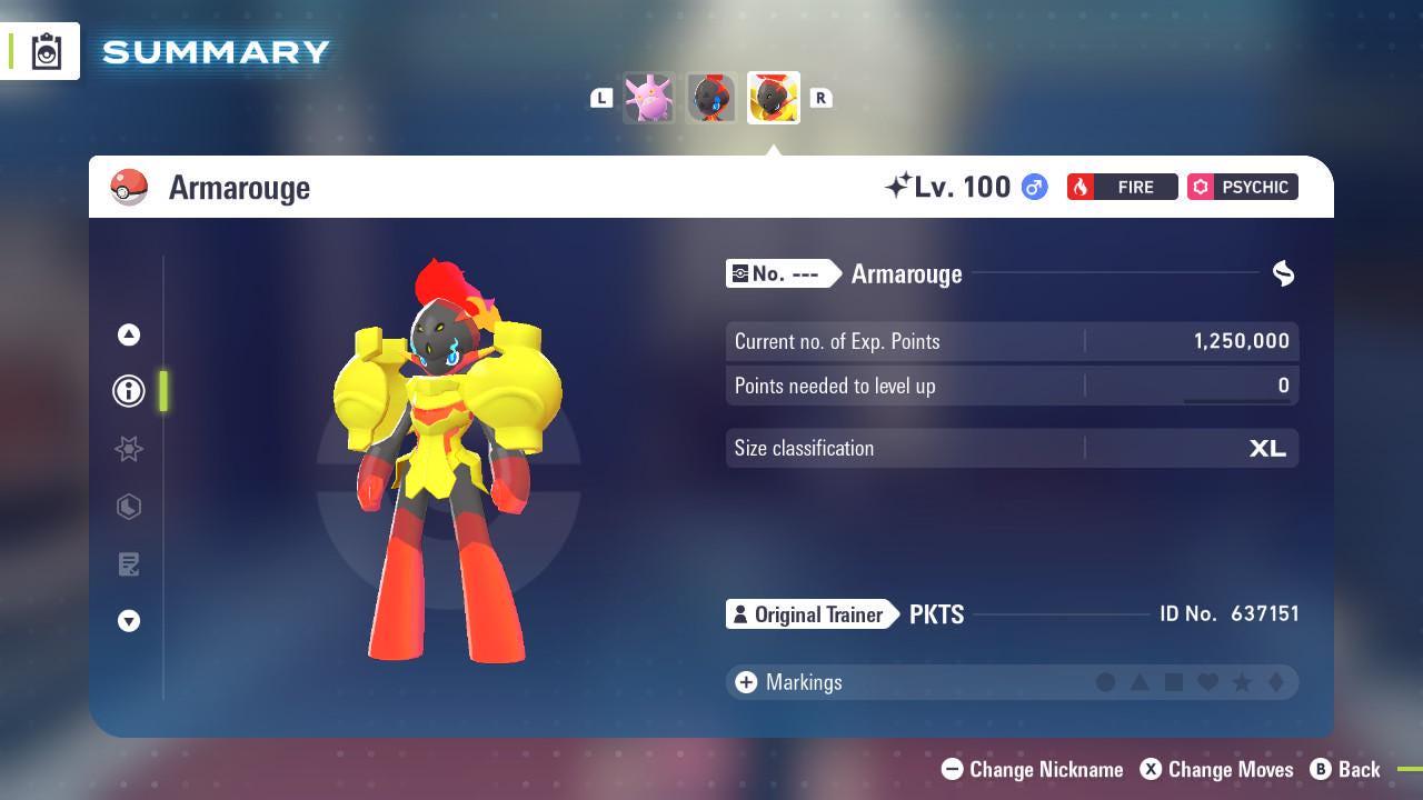 Shiny Armarouge Pokemon Legends ZA Mega Dimension DLC 6IV Competitive Battle Ready - Pokémon Legends: Z-A digital Pokémon