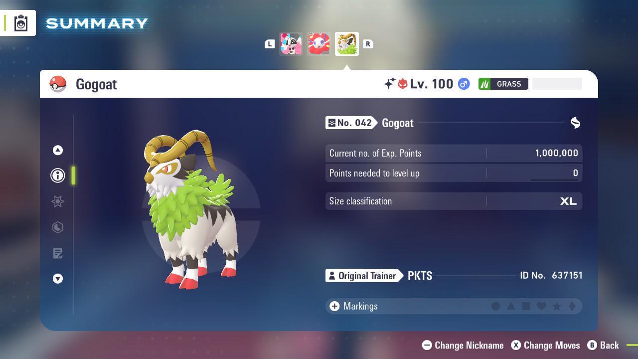 Shiny Alpha Gogoat Pokémon Legends ZA 6IV Competitive Battle Ready - Pokémon Legends: Z-A digital Pokémon trade image 2