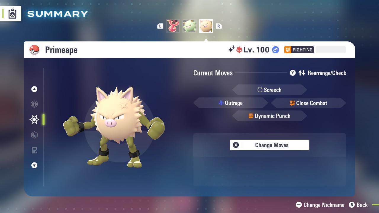 Shiny Alpha Primeape Pokemon Legends Za Mega Dimension DLC 6IV Competitive Battle - Pokémon Legends: Z-A digital Pokémon