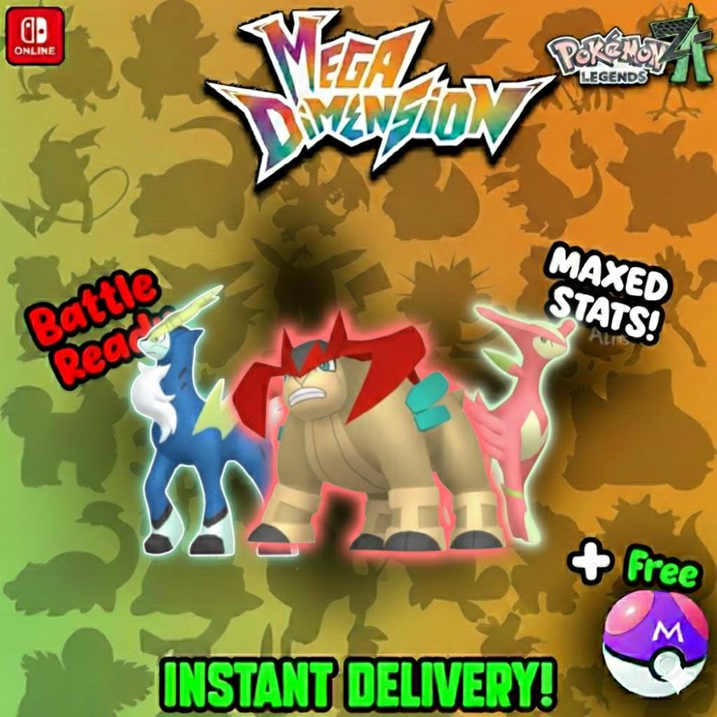 Pokemon ZA Sword of Justice Unova Pack Shiny 6IV Pokémon Legends ZA 6IV - Pokémon Legends: Z-A digital Pokémon trade by