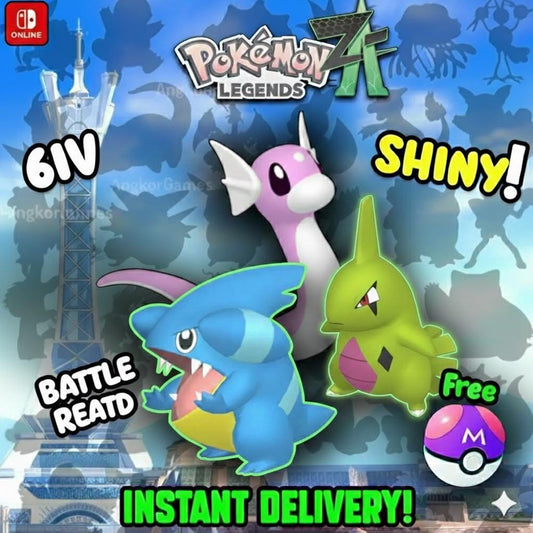 Pokemon ZA Pseudo Legendary Pack Shiny 6IV Pokémon Legends ZA 6IV Competitive Battle Ready