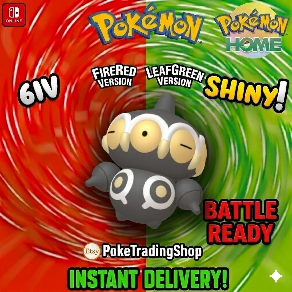 SHINY CLAYDOL Pokémon FireRed LeafGreen 6IV Competitive Battle Ready - Pokémon HOME digital Pokémon trade by PokeTradingShop