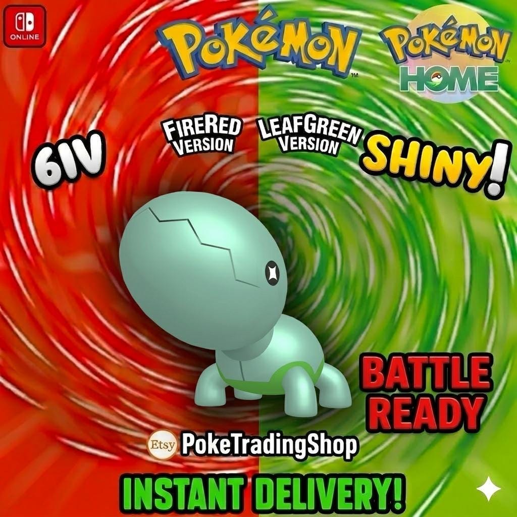 SHINY TRAPINCH Pokémon FireRed LeafGreen 6IV Competitive Battle Ready - Pokémon HOME digital Pokémon trade by PokeTradingShop