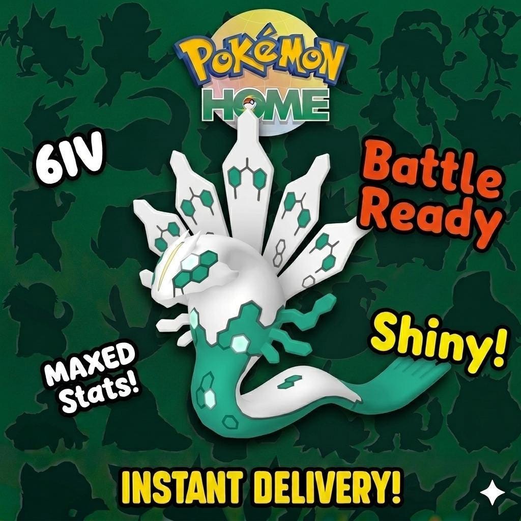 Pokemon HOME Shiny 6IV Zygarde Battle Ready Custom Ot Event Sv Trade FAST DELIVERY - Pokémon Legends: Z-A digital Pokémon