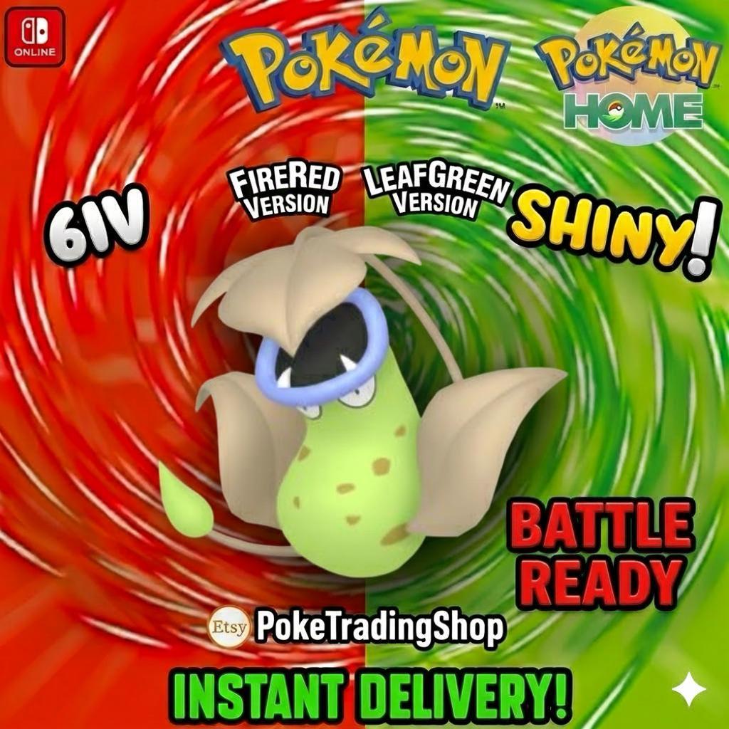 SHINY VICTREEBEL Pokémon FireRed LeafGreen 6IV Competitive Battle Ready - Pokémon HOME digital Pokémon trade by