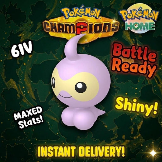 Shiny Castform Pokémon Champions 6IV Competitive Battle Ready - Pokémon HOME digital Pokémon trade by PokeTradingShop