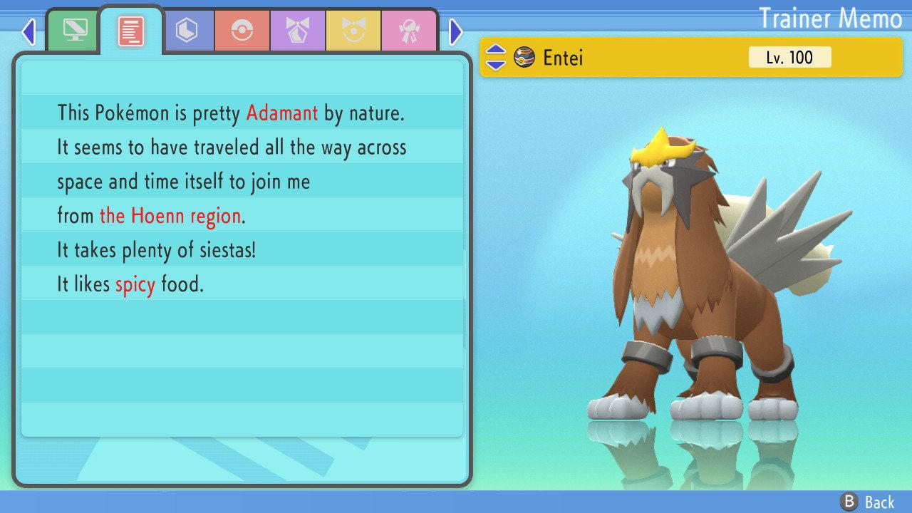 SHINY 6IV ENTEI Pokemon Brilliant Diamond Shining Pearl 6IV Competitive Battle - Pokémon Brilliant Diamond & Shining Pearl