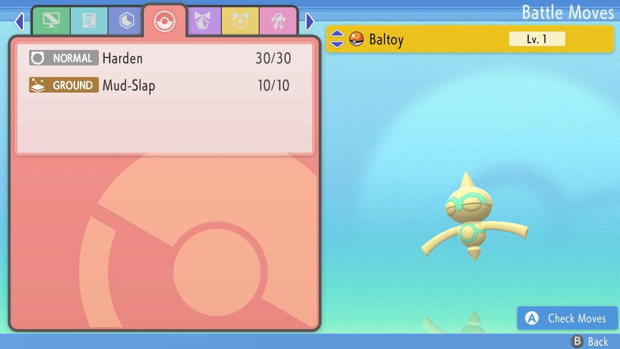 SHINY 6IV BALTOY Pokémon Brilliant Diamond and Shining Pearl 6IV Competitive - Pokémon Brilliant Diamond & Shining Pearl