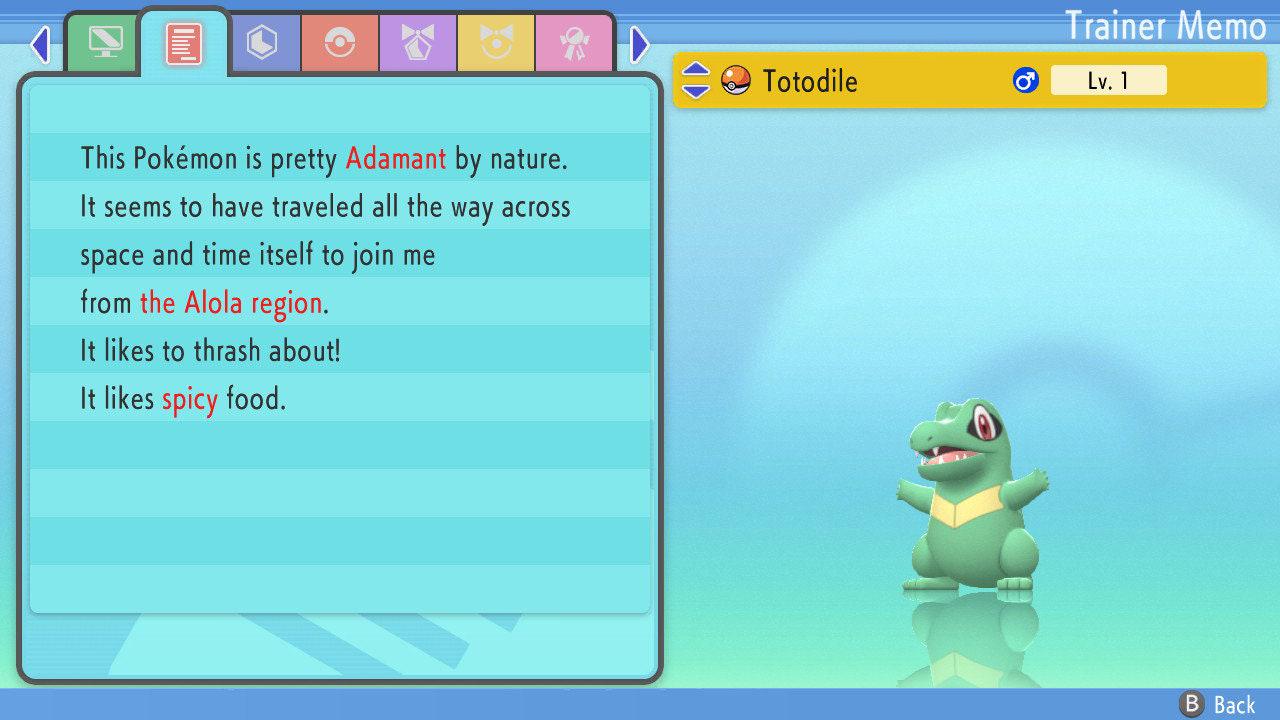 SHINY 6IV TOTODILE Pokemon Brilliant Diamond Shining Pearl 6IV Competitive Battle - Pokémon Brilliant Diamond & Shining Pearl