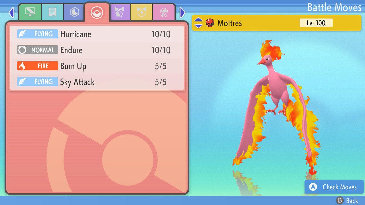 SHINY 6IV MOLTRES Pokemon Brilliant Diamond Shining Pearl 6IV Competitive Battle - Pokémon Brilliant Diamond & Shining Pearl