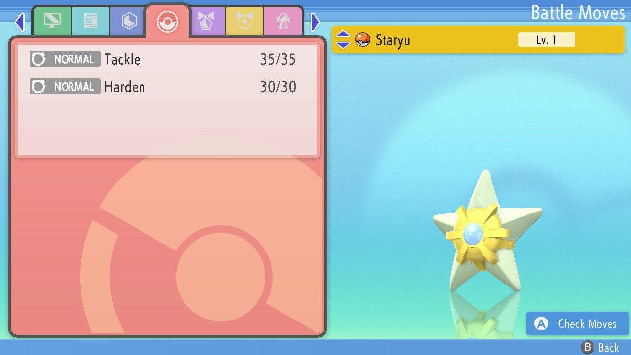 SHINY 6IV STARYU Pokémon Brilliant Diamond and Shining Pearl 6IV Competitive - Pokémon Brilliant Diamond & Shining Pearl
