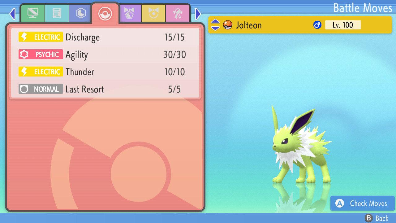 SHINY 6IV JOLTEON Pokemon Brilliant Diamond Shining Pearl 6IV Competitive Battle - Pokémon Brilliant Diamond & Shining Pearl