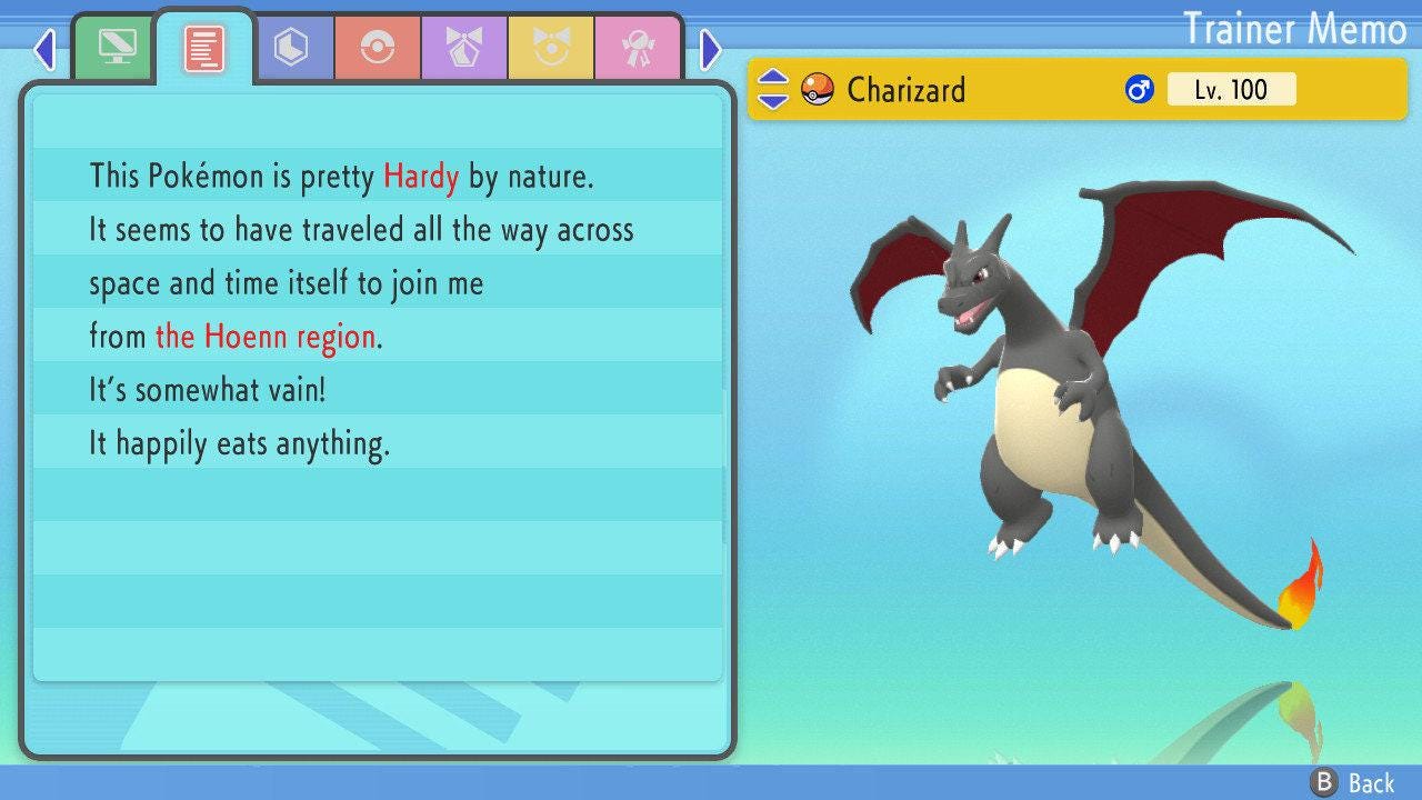 SHINY 6IV CHARIZARD Pokemon Brilliant Diamond Shining Pearl 6IV Competitive Battle - Pokémon Scarlet & Violet digital Pokémon