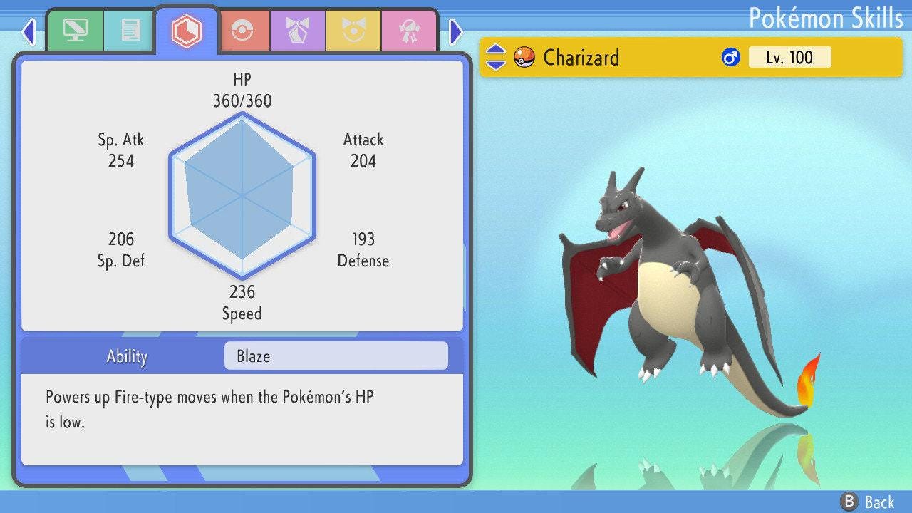 SHINY 6IV CHARIZARD Pokemon Brilliant Diamond Shining Pearl 6IV Competitive Battle - Pokémon Scarlet & Violet digital Pokémon