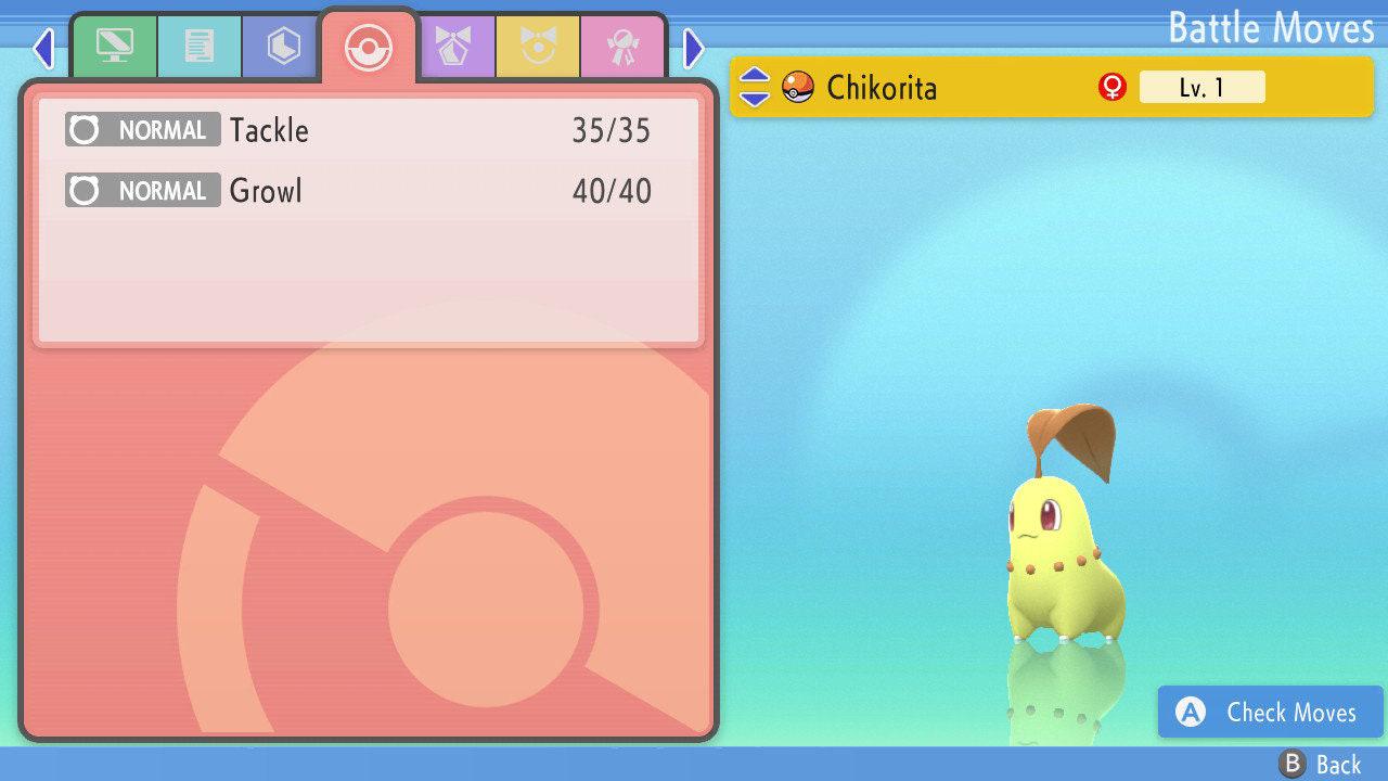 SHINY 6IV CHIKORITA Pokemon Brilliant Diamond Shining Pearl 6IV Competitive Battle - Pokémon Brilliant Diamond & Shining