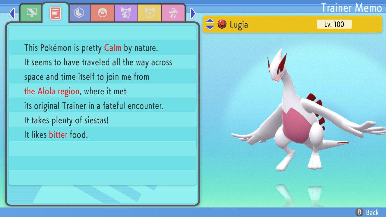 SHINY 6IV LUGIA Pokémon Brilliant Diamond Shining Pearl 6IV Competitive Battle - Pokémon Scarlet & Violet digital Pokémon
