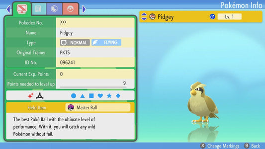 Shiny PIDGEY Pokemon Brilliant Diamond Shining Pearl 6IV Competitive Battle Ready - Pokémon Brilliant Diamond & Shining Pearl