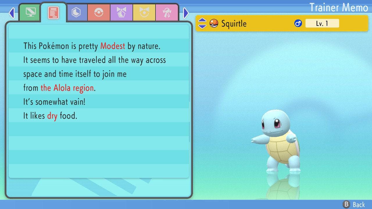 SHINY 6IV SQUIRTLE Pokemon Brilliant Diamond Shining Pearl 6IV Competitive Battle - Pokémon Brilliant Diamond & Shining Pearl