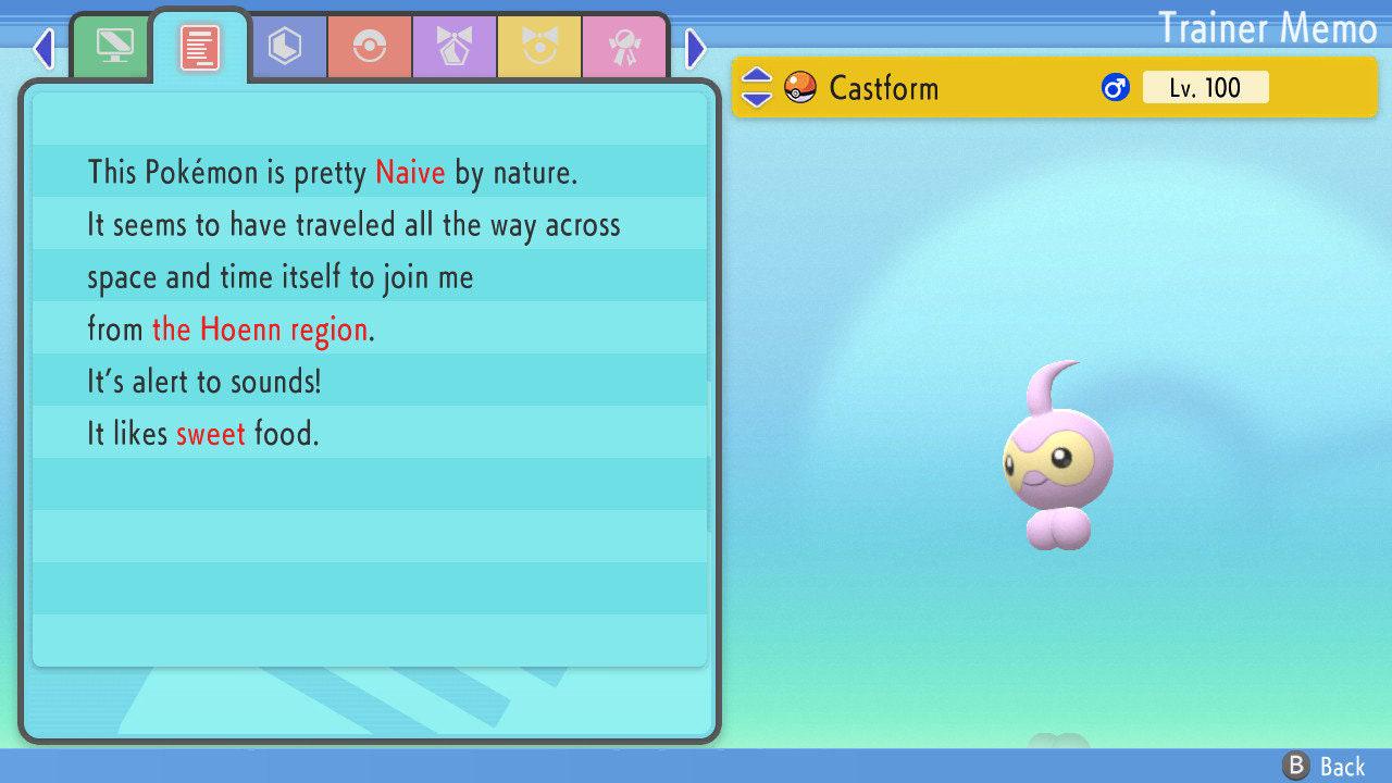 SHINY 6IV CASTFORM Pokemon Brilliant Diamond Shining Pearl 6IV Competitive Battle - Pokémon Brilliant Diamond & Shining Pearl