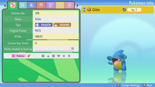 SHINY 6IV GIBLE Pokémon Brilliant Diamond and Shining Pearl 6IV Competitive Battle - Pokémon Brilliant Diamond & Shining