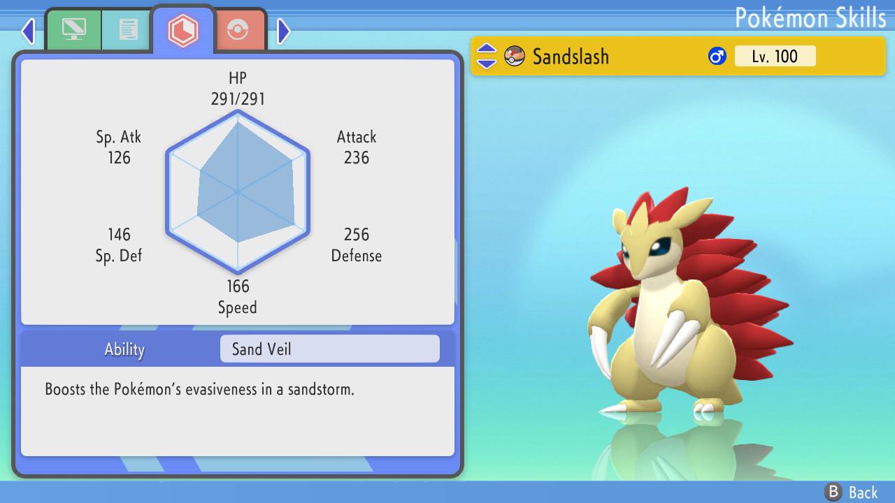 Shiny SANDSLASH Pokemon Brilliant Diamond Shining Pearl 6IV Competitive Battle - Pokémon Brilliant Diamond & Shining Pearl