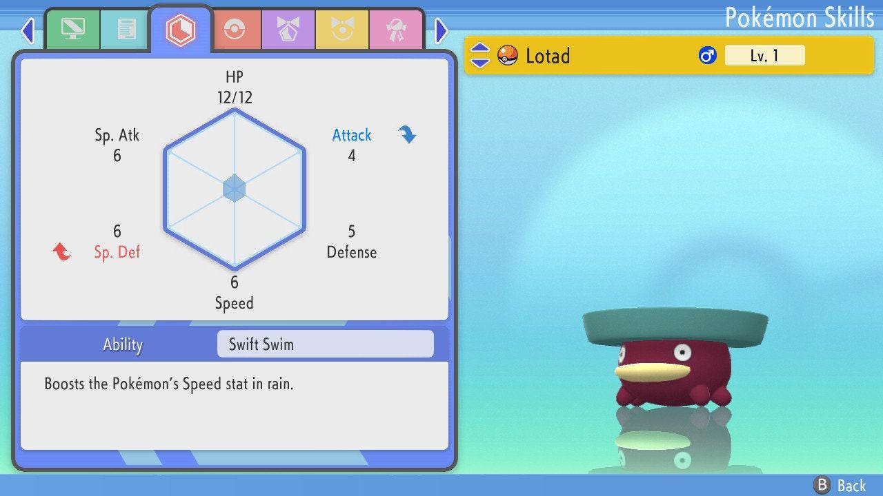 SHINY 6IV LOTAD Pokémon Brilliant Diamond and Shining Pearl 6IV Competitive Battle - Pokémon Brilliant Diamond & Shining