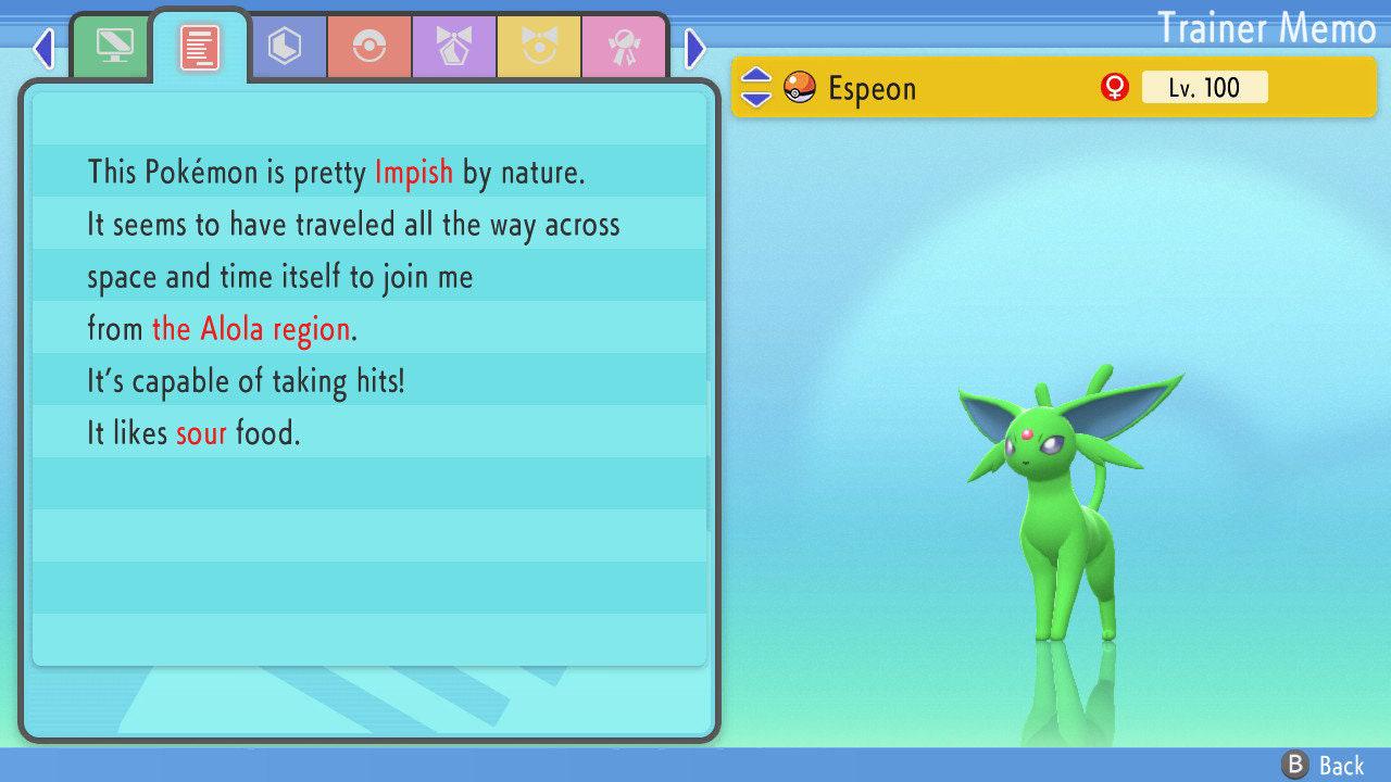 SHINY 6IV ESPEON Pokemon Brilliant Diamond Shining Pearl 6IV Competitive Battle - Pokémon Brilliant Diamond & Shining Pearl
